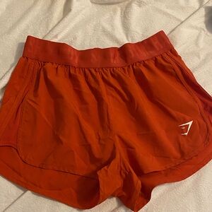 Gymshark Vibrant Orange Athletic Shorts